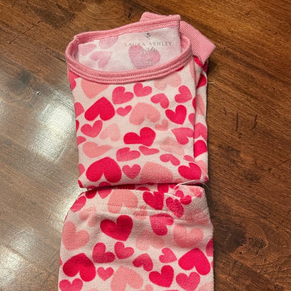 Laura Ashley Valentines Day Love Heart Pajamas